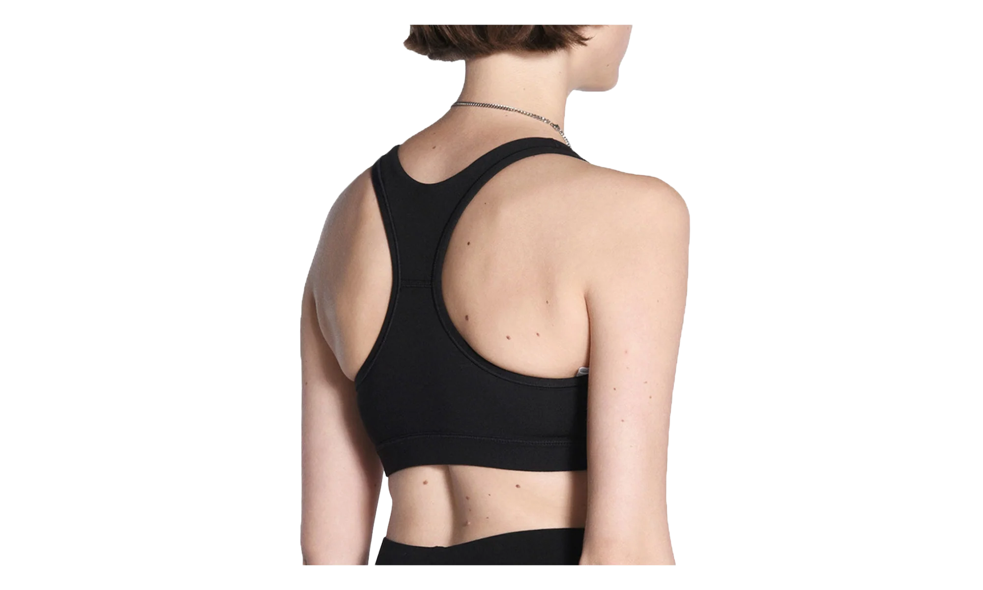 Training PwrShape Forever Logo Bra Top WMNS "Black/White" 515991 10