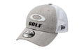 9FORTY OAKLEY x New Era Heather New Era Stripe Golf Snapback Hat "Athletic Heather Grey" 912145LDS 24G