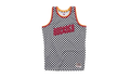 NBA Checked Swingman Jersey "Houston Rockets - Black / White" BA8A45 HRO W MYM