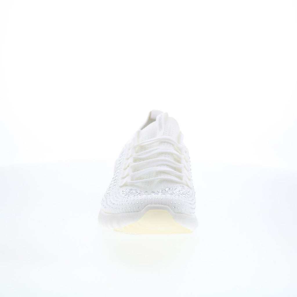 Aetrex Carly Sparkle AS251 Womens White Synthetic Lifestyle Sneakers Shoes