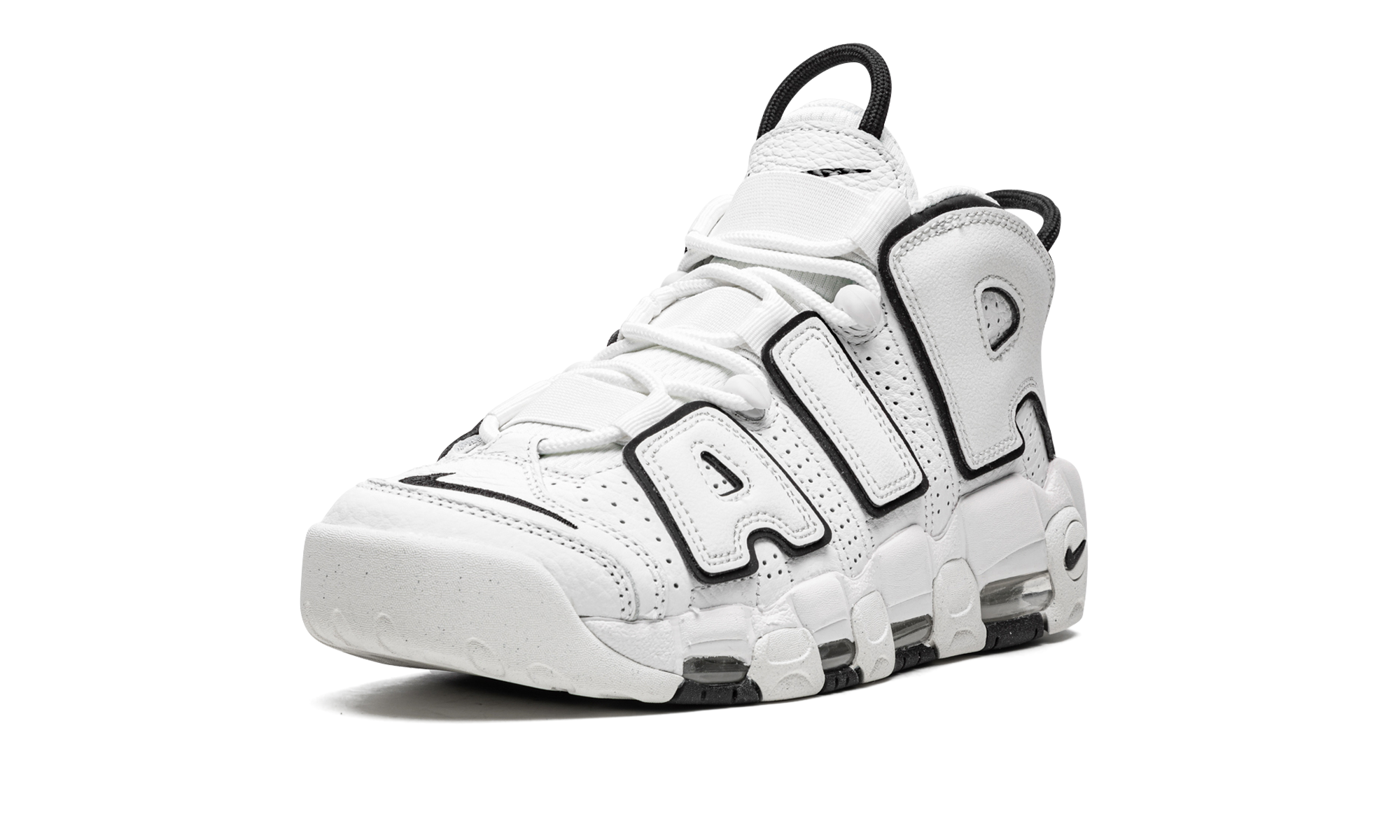 AIR MORE UPTEMPO MNS WMNS"White/ Black" DO6718 100