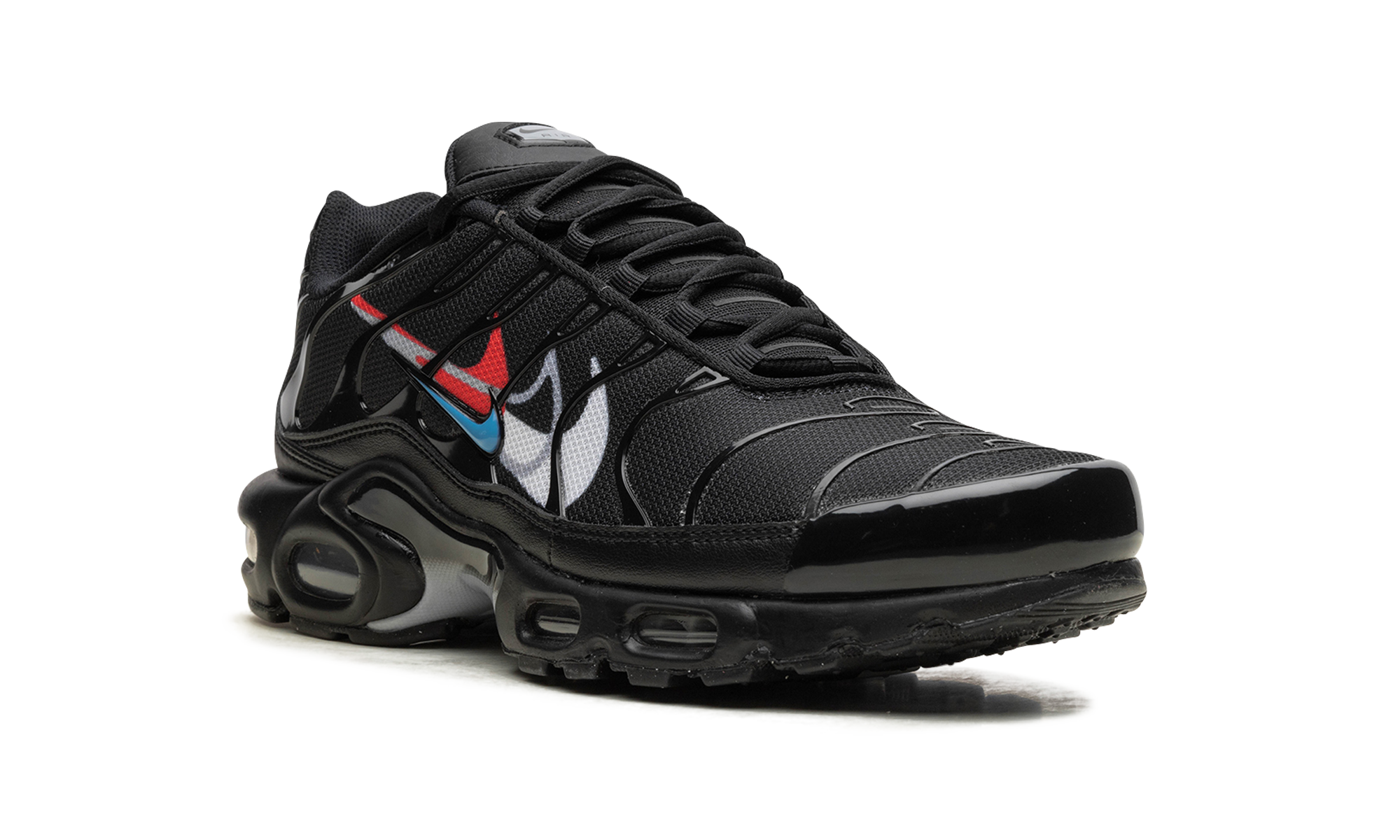 Air Max Plus "Multi Swoosh Black Bright Crimson" FJ4224 001