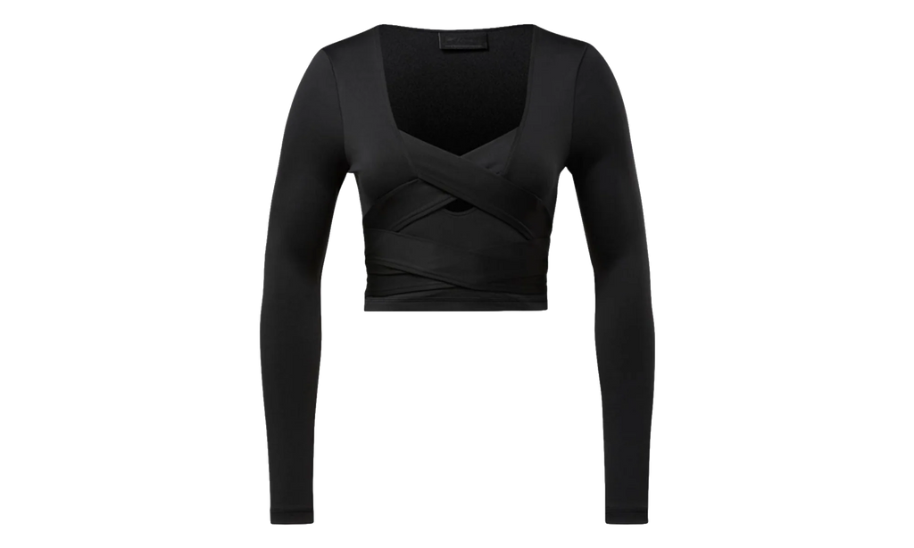 Cardi B Longsleeve Top WMNS "Black" H48419