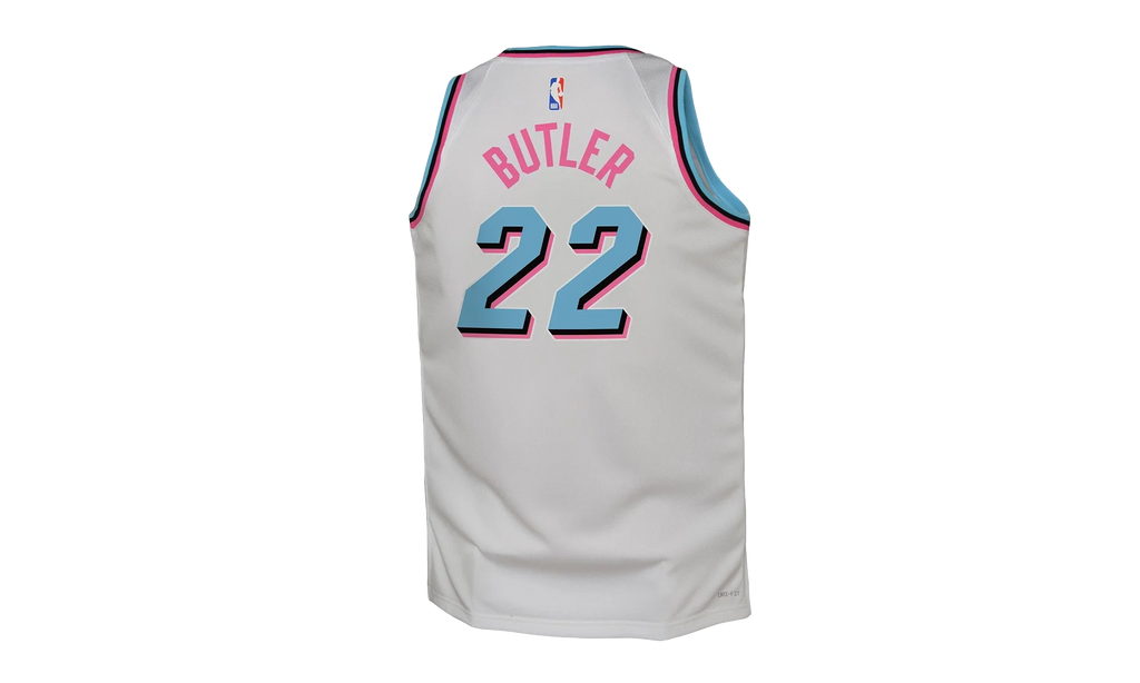 NBA MIAMI HEAT 2024-25 SWINGMAN PLAYER CITY EDITION JERSEY GS "22 BUTLER - WHITE" 9Z2B7BY1P17 HEAJB