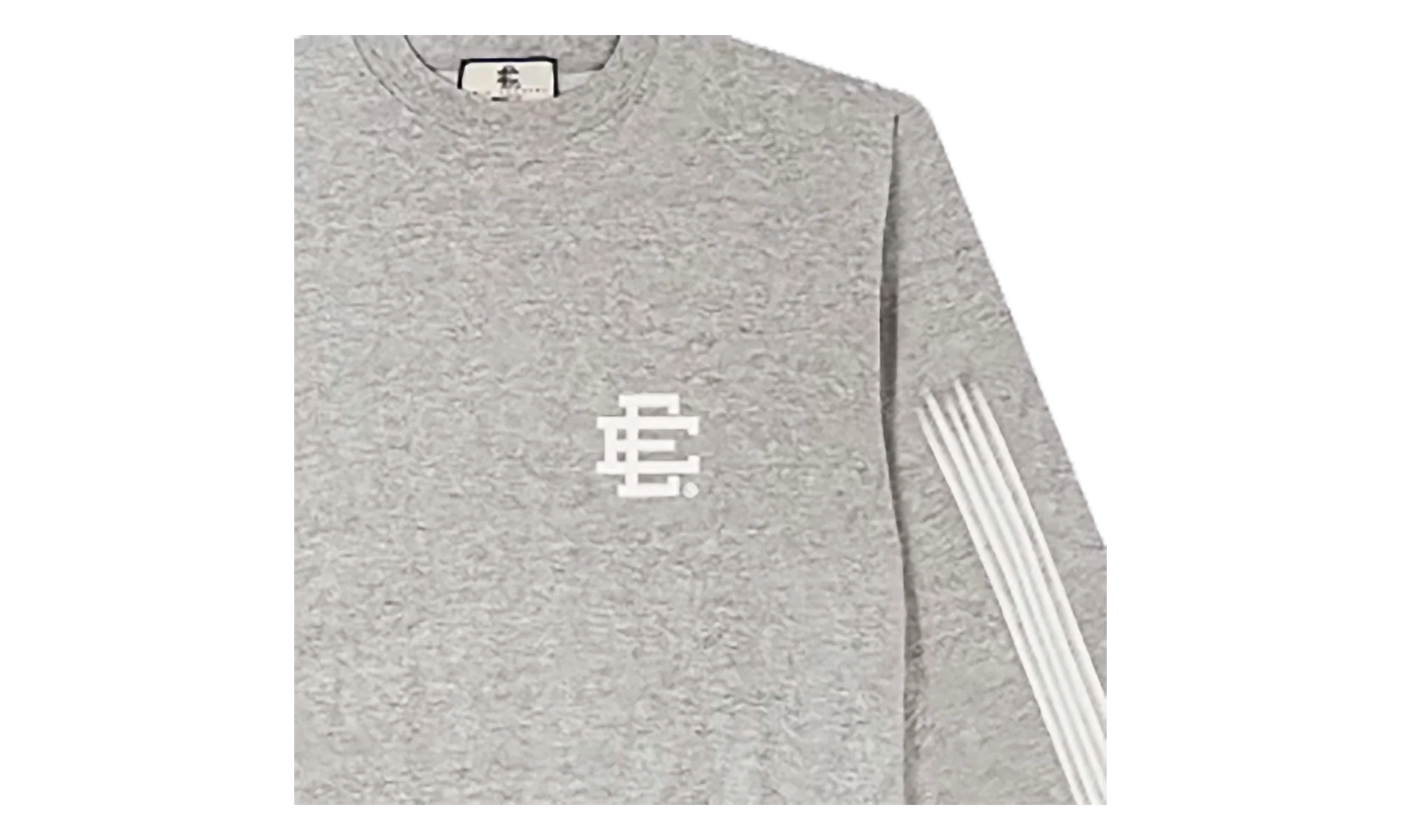 EE LONG SLEEVE T-SHIRT "SS25 - Heather Grey/White" EE647