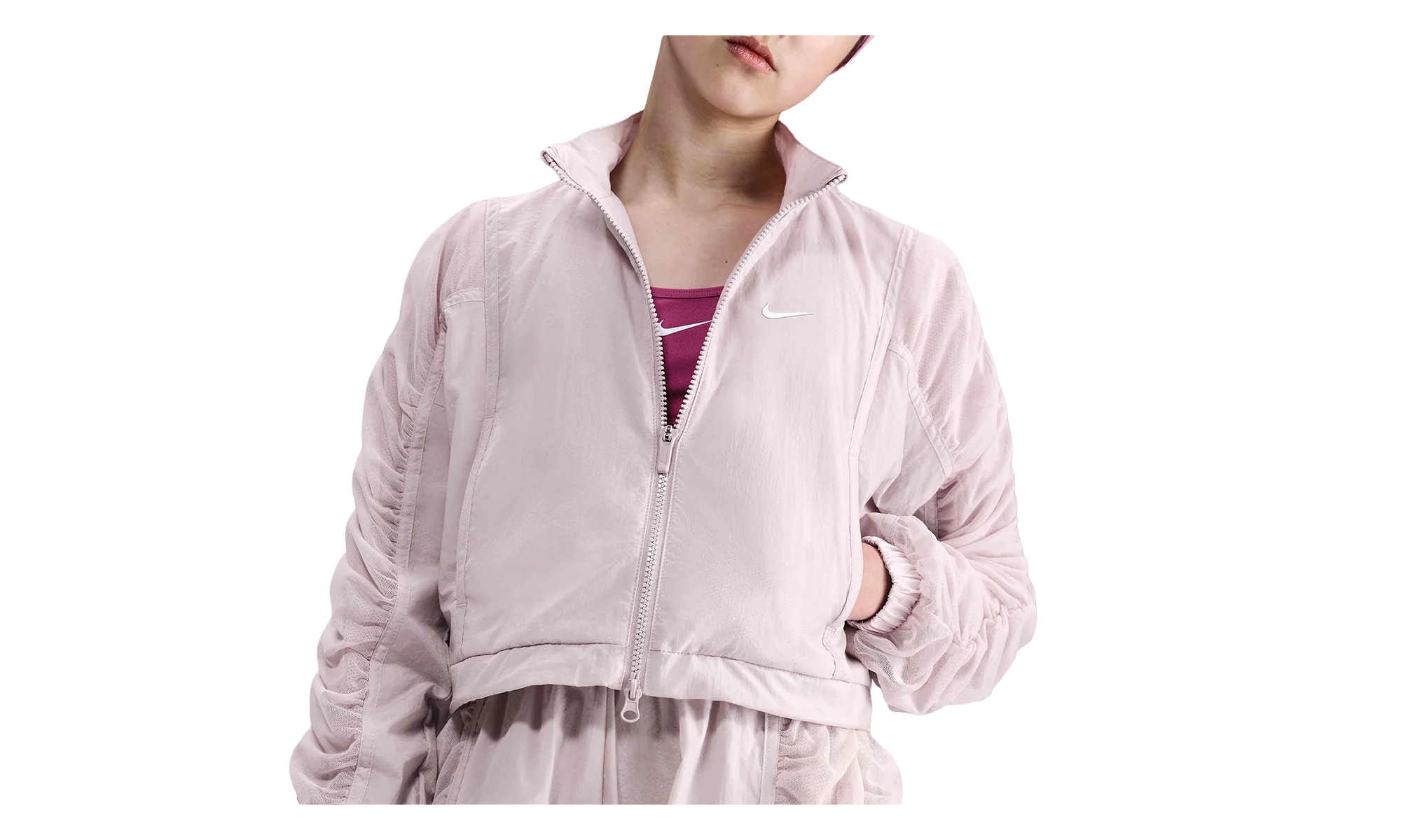 Kid's Sportswear Woven Jacket "Platinum Violet" HQ9459 019