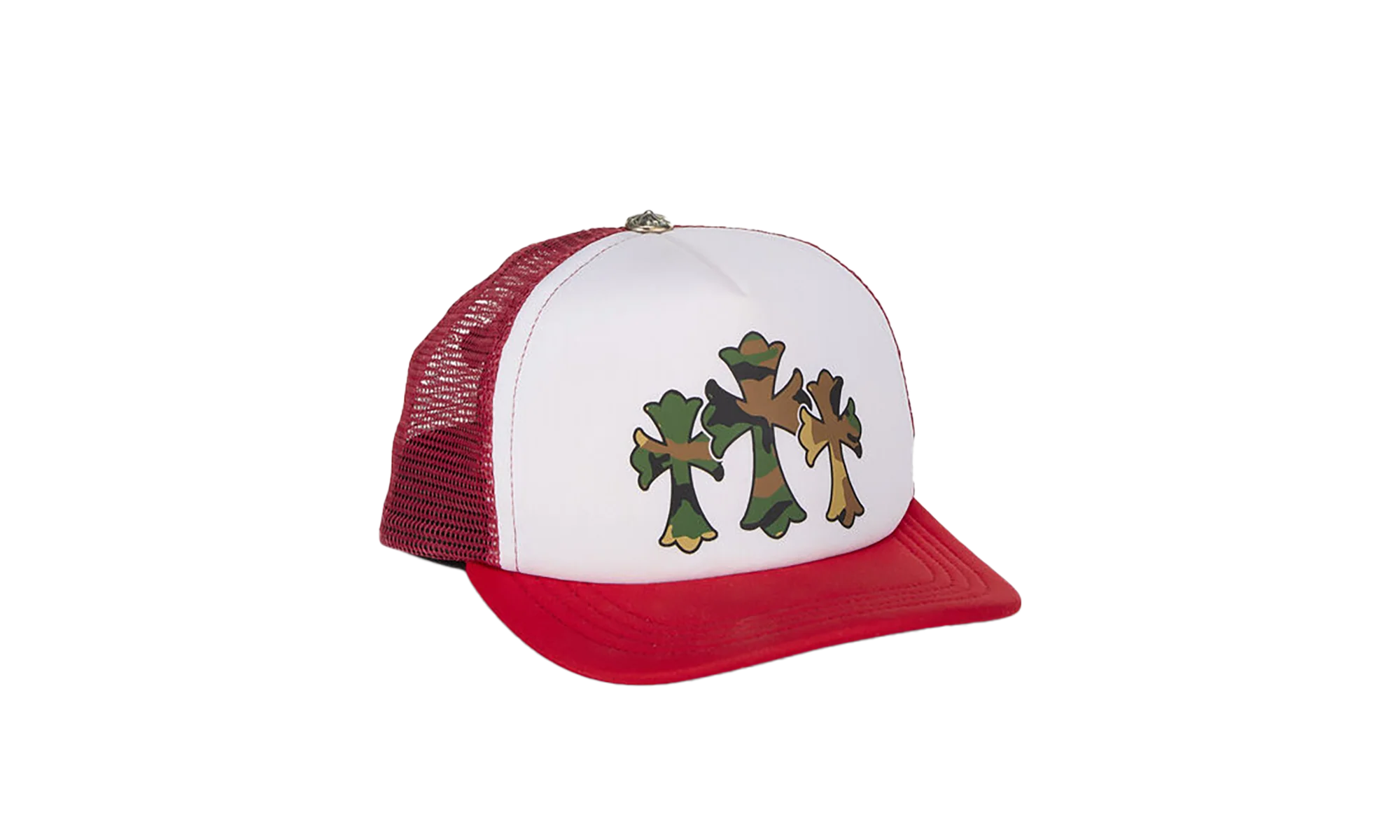 Triple Cross Trucker Hat "Red/White" CHRM0054