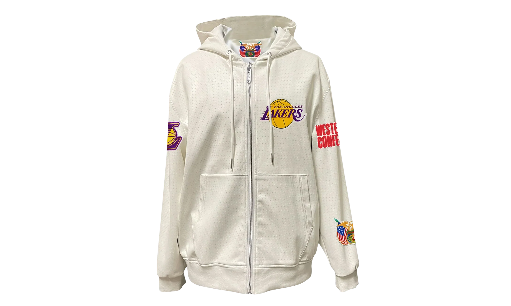 Zip-Up Jacket "Los Angeles Lakers" NBA 147WHT LAK