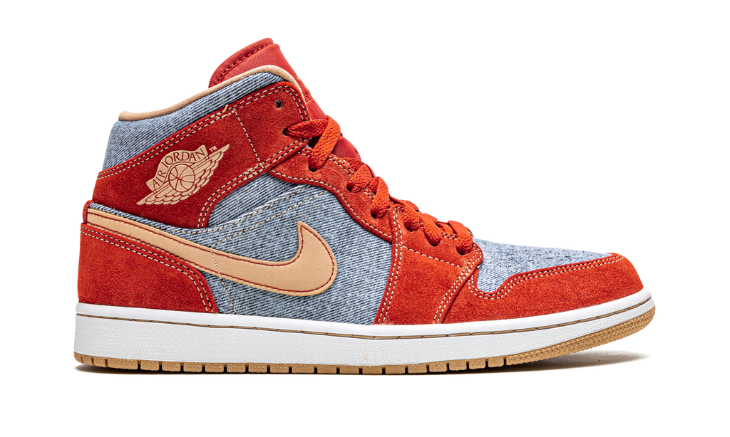 1 Mid SE "Denim Red Suede" DM4352 600