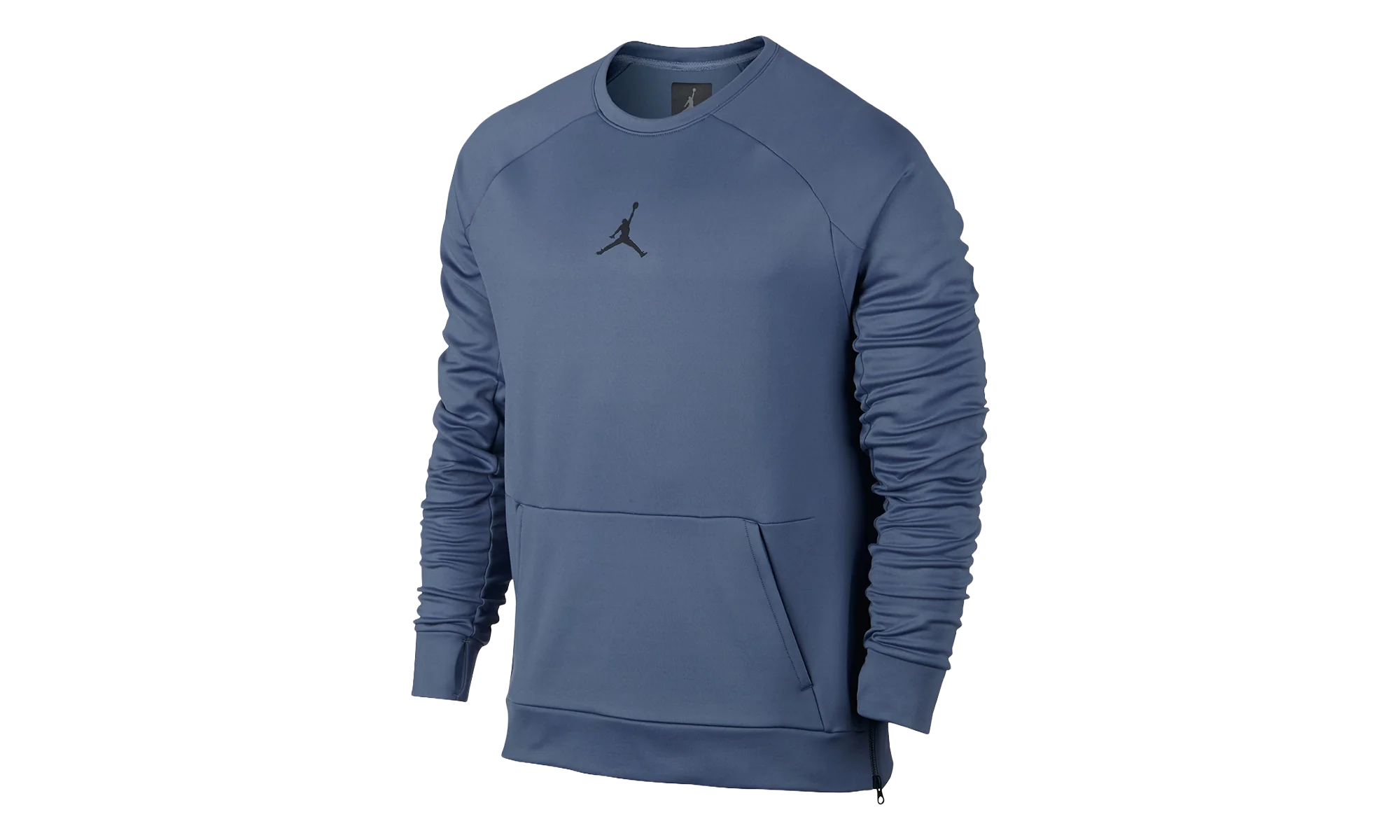 Jordan Jumpman 360 Fleece Crew Training Sweatshirt "Ocean Fog / Black" 809435 404
