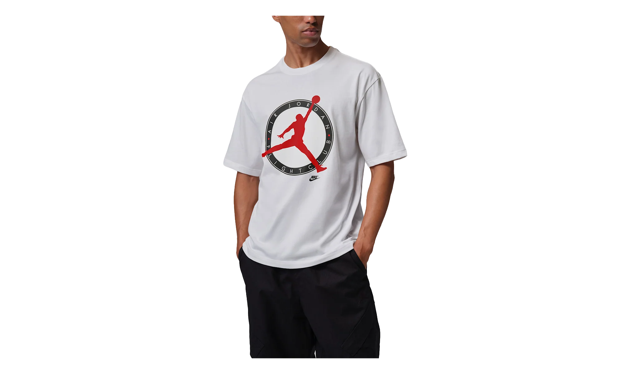 Jordan Flight Club T-Shirt "White / University Red" IM1352 100