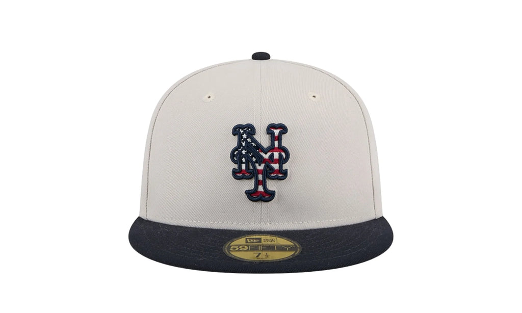 New York Mets Independence Day 2024 59FIFTY Fitted Hat "Grey" 60506382