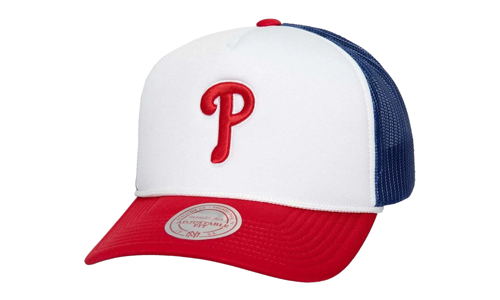 MLB Blocker Trucker Cap "Philadelphia Phillies - White" HT8359 PPHWHIT