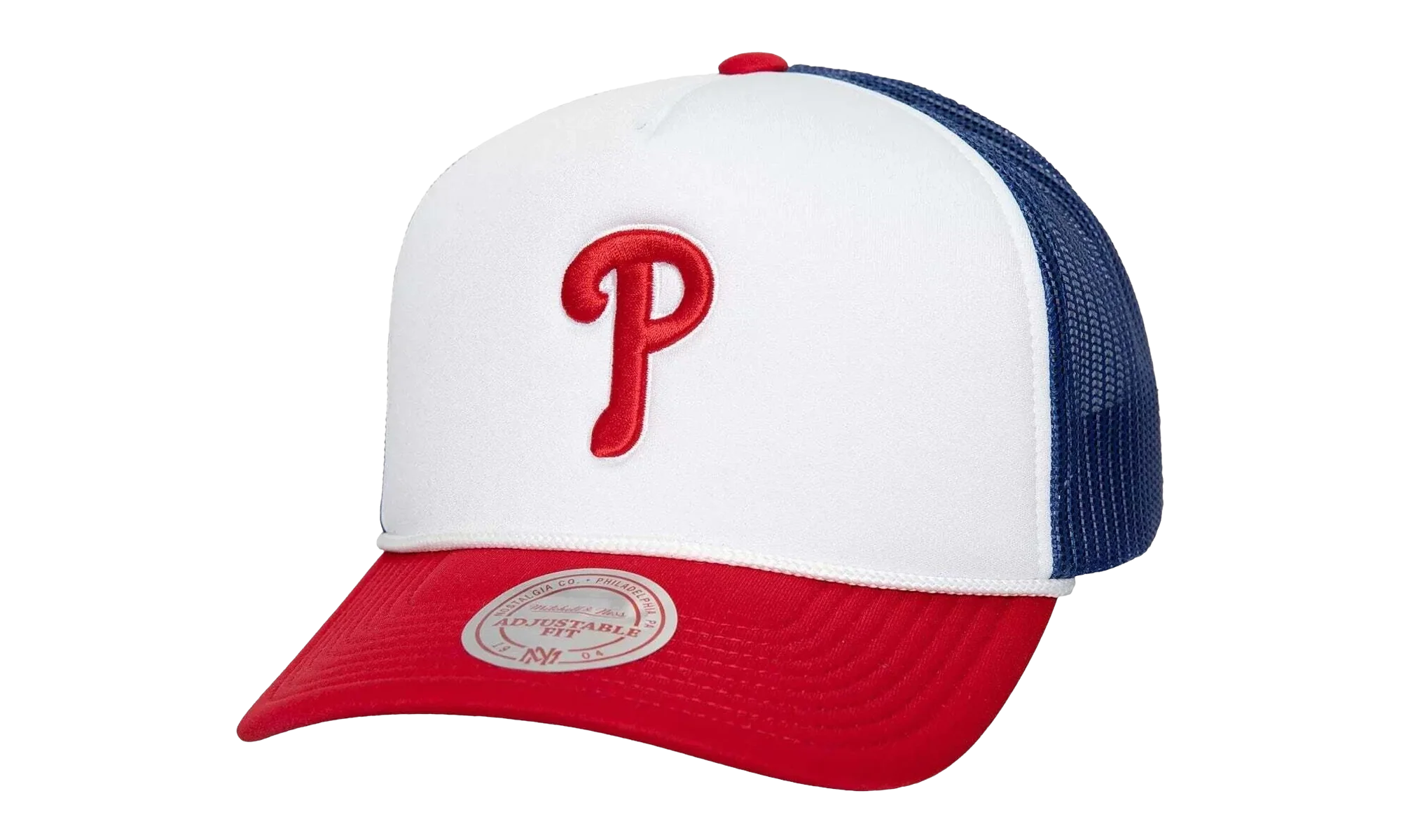MLB Blocker Trucker Cap "Philadelphia Phillies - White" HT8359 PPHWHIT