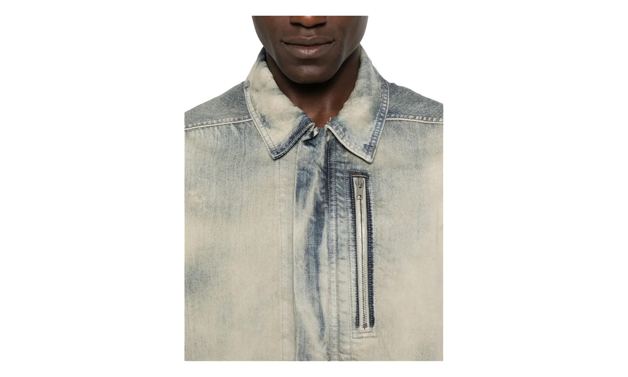 Concealed Zip Front Jacket "Mineral Pearl" DU02E7775 DMP 38