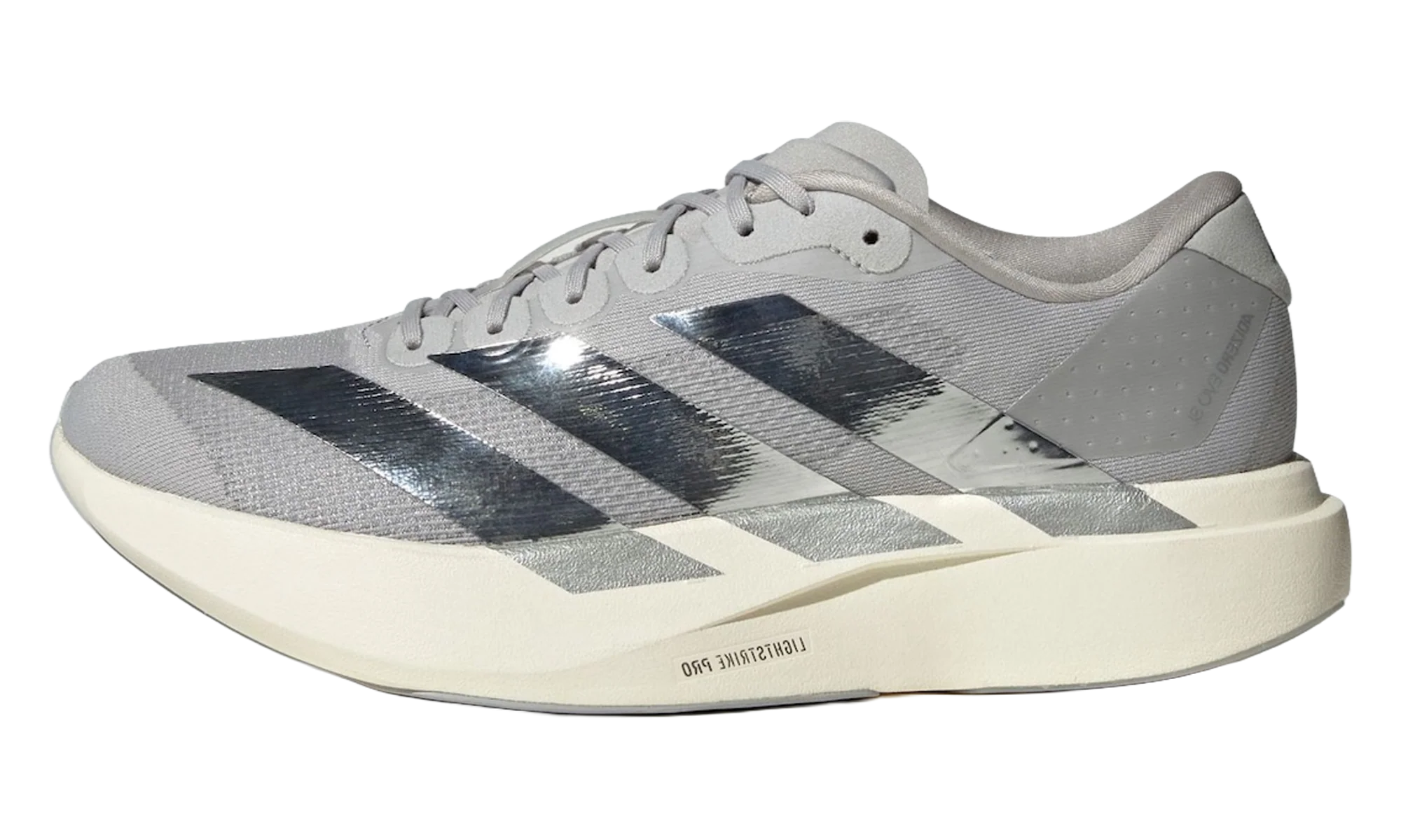 adidas Adizero Evo SL Metallic Stripes "Grey Silver" KJ9664