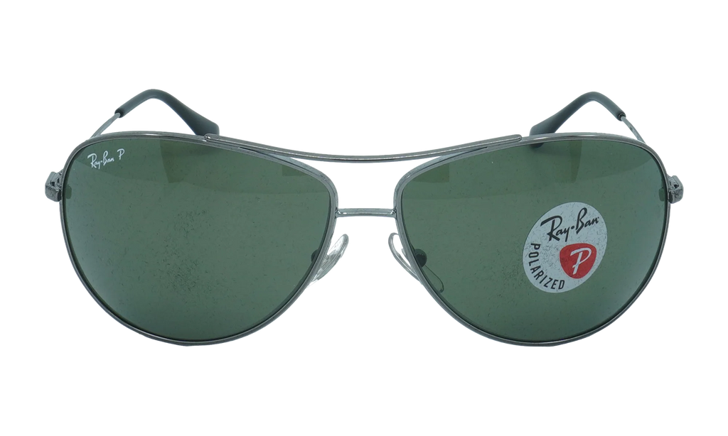Aviator Polarized Sunglasses "Gun Metal" RB3293-004-9A_63