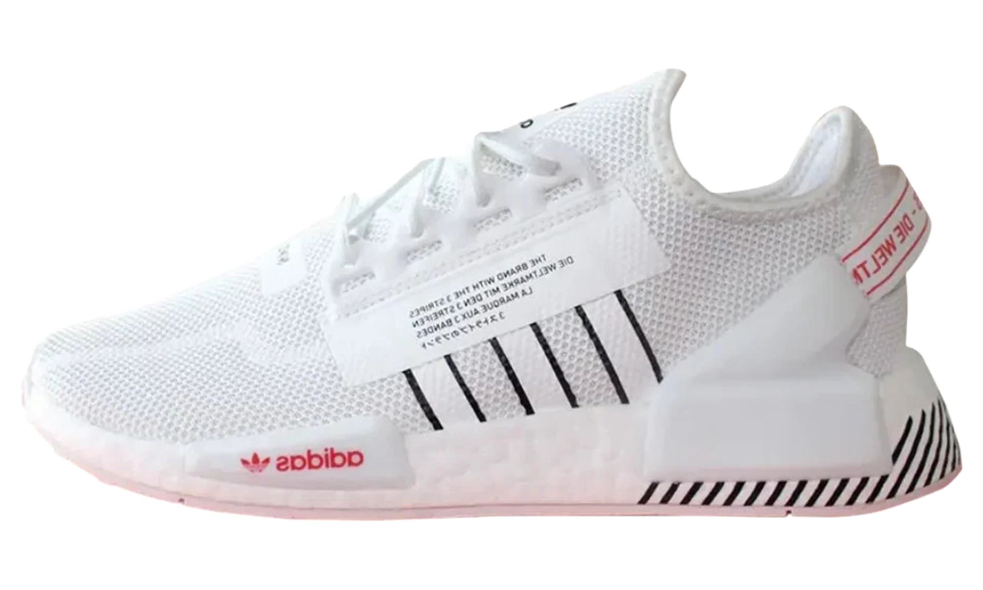 NMD_R1 V2 "White Black Scarlet" HQ6629