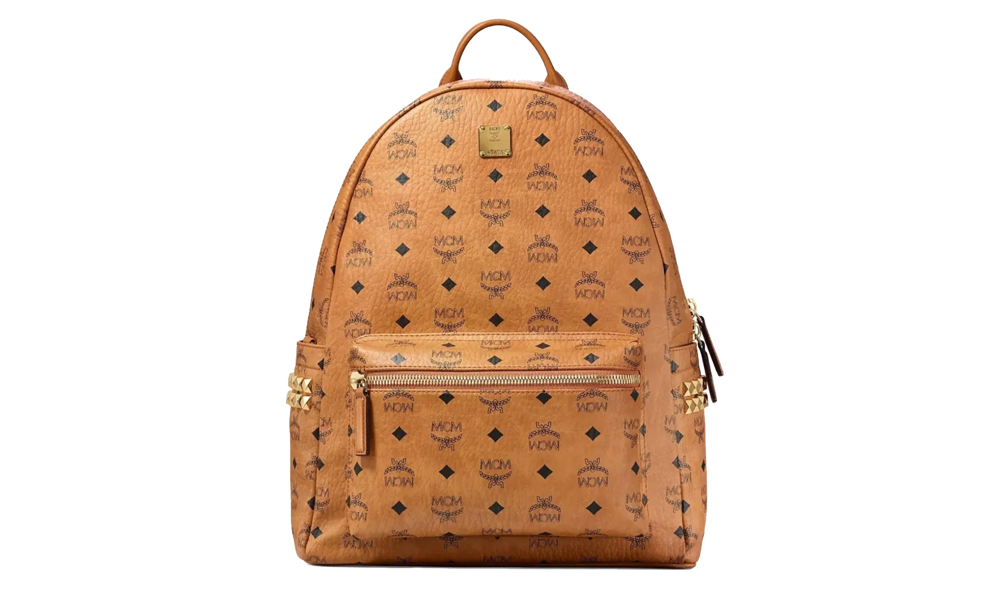 Medium Stark Backpack in Visetos "Cognac" MMKEAVE12CO001