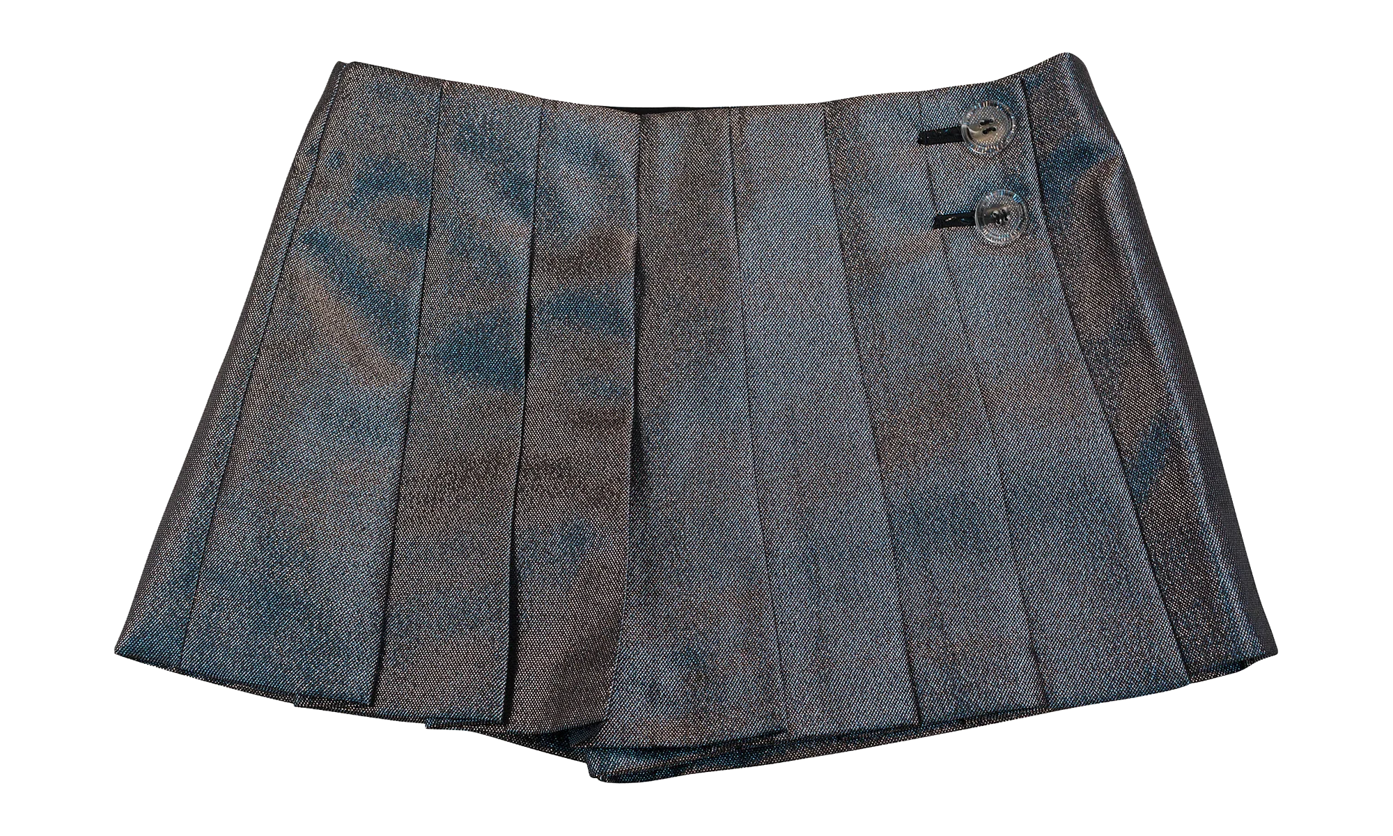 PLEATED MINI SKIRT WMNS "Blue" 95 OKO 0002