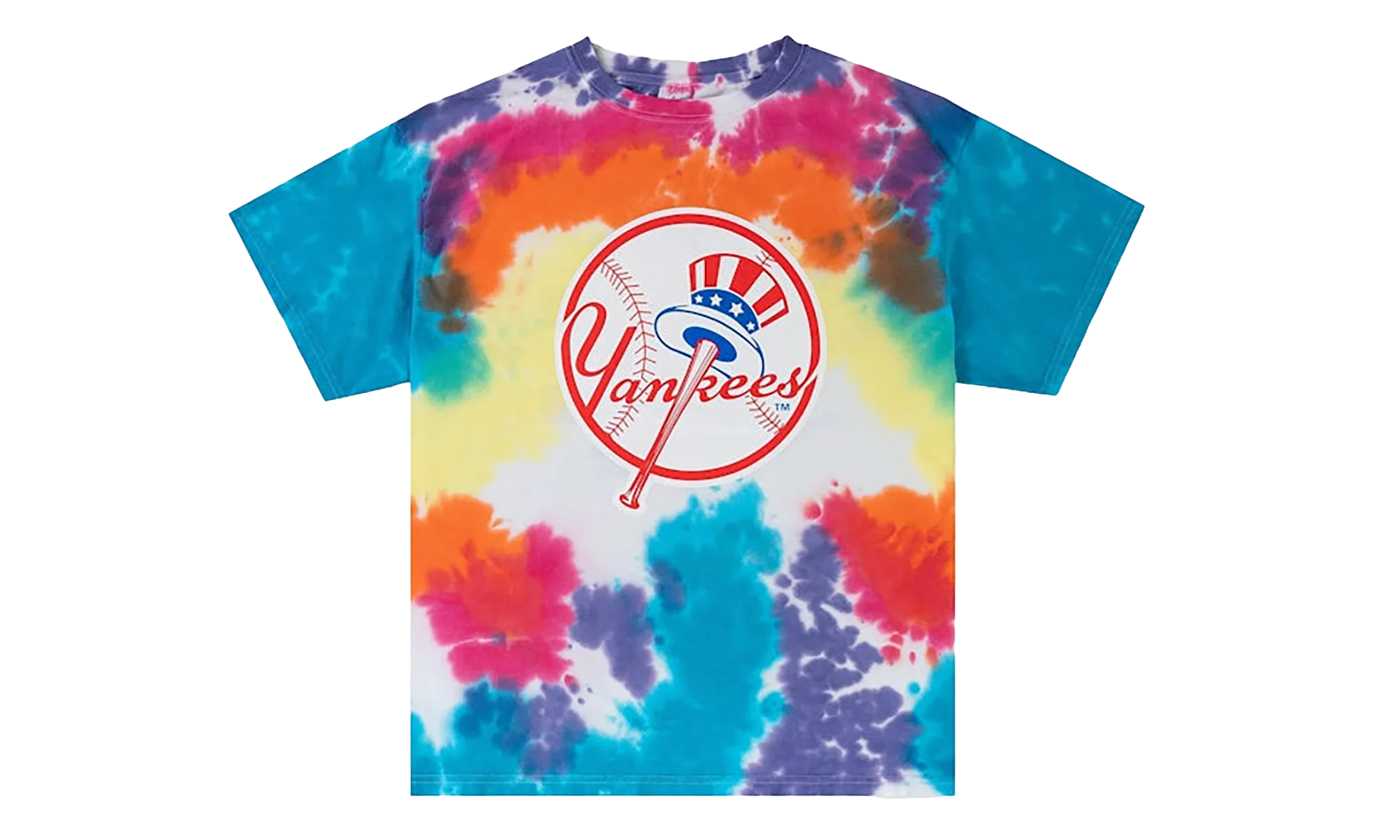 EE SUBWAY SHIRT TIE DYE "YANKEES SS24 - Tie Dye/Navy" EE825