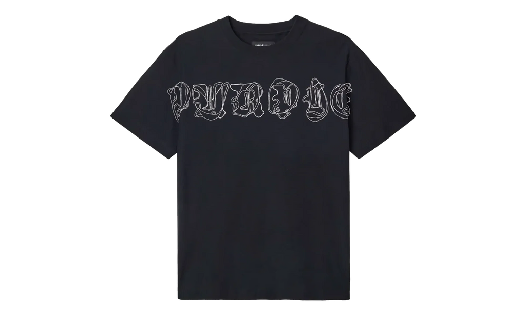 Logo Print Cotton T-Shirt "Black" P104 TBGO425
