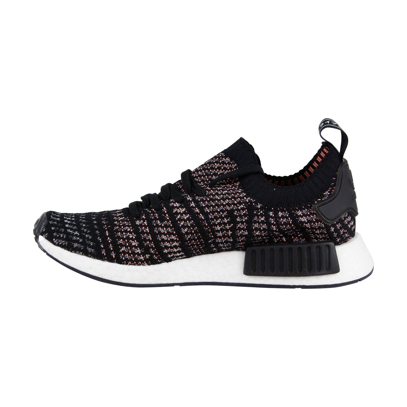 Nmd R1 Stlt Pk B37636 Mens Black Canvas Lace Up Lifestyle Sneakers Shoes