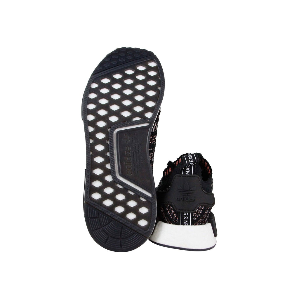 Nmd R1 Stlt Pk B37636 Mens Black Canvas Lace Up Lifestyle Sneakers Shoes
