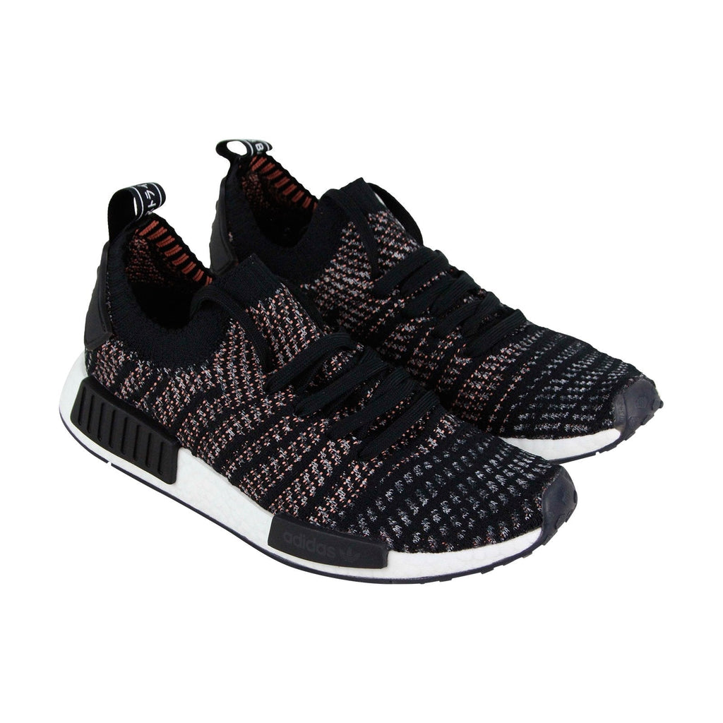 Nmd R1 Stlt Pk B37636 Mens Black Canvas Lace Up Lifestyle Sneakers Shoes