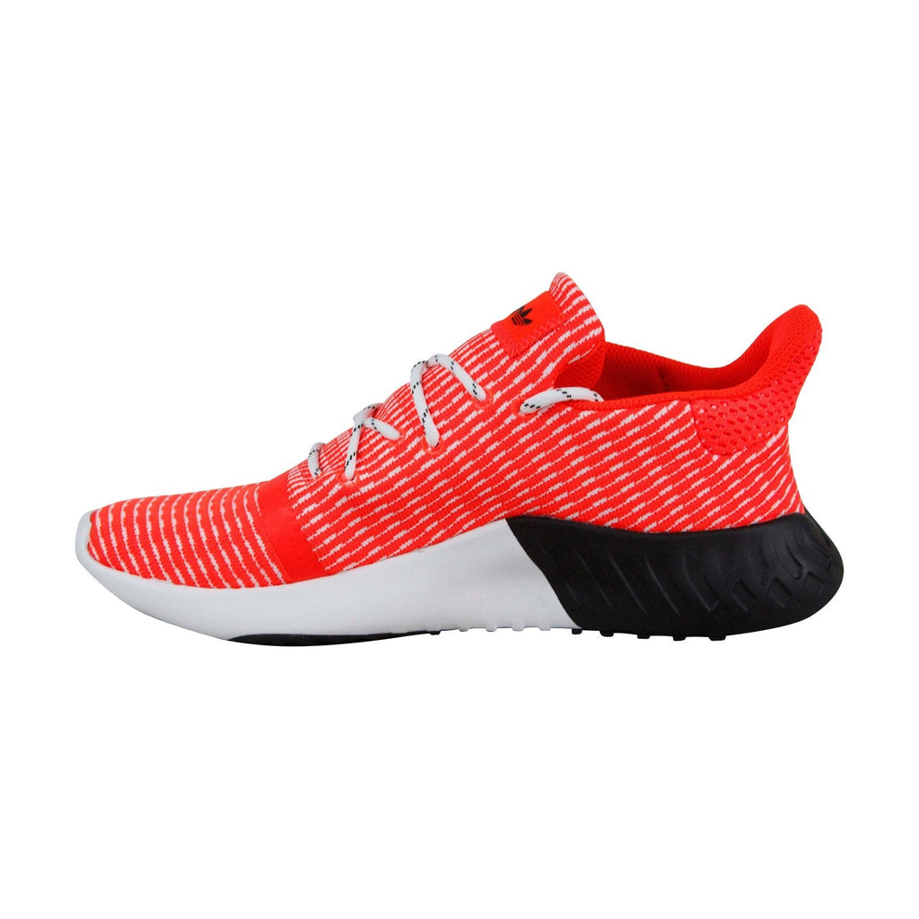 Tubular Dusk B37737 Mens Red Canvas Lace Up Lifestyle Sneakers Shoes