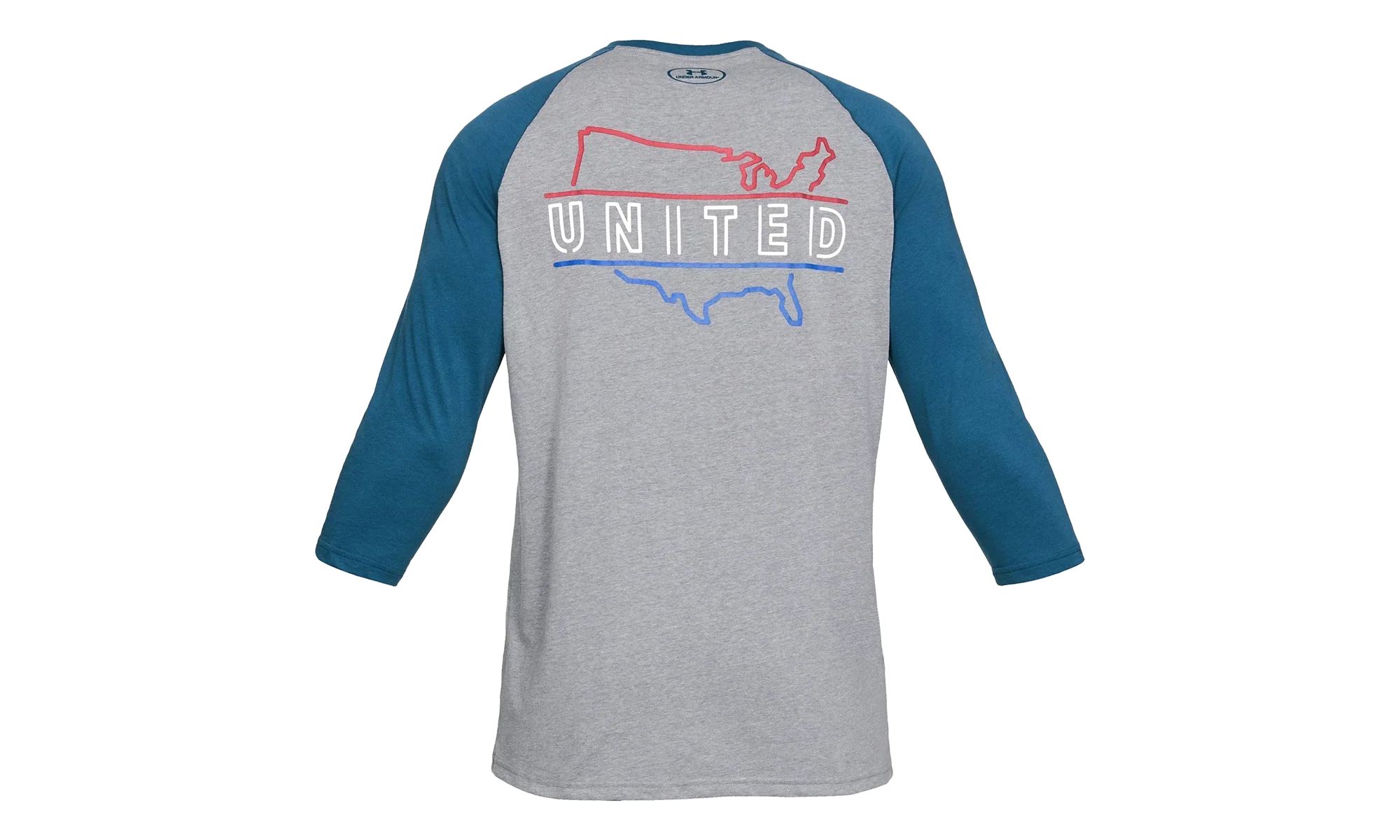 Freedom United Utility Tee "Steel Light Heather / Petrol Blue" 1330080 035