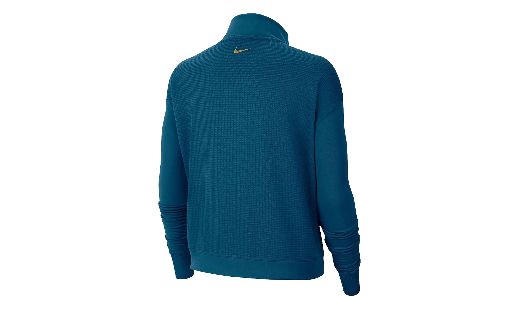 Icon Clash Midlayer Insulated Half Zip Top WMNS "Valerian Blue / Metallic Gold" CZ1624 460