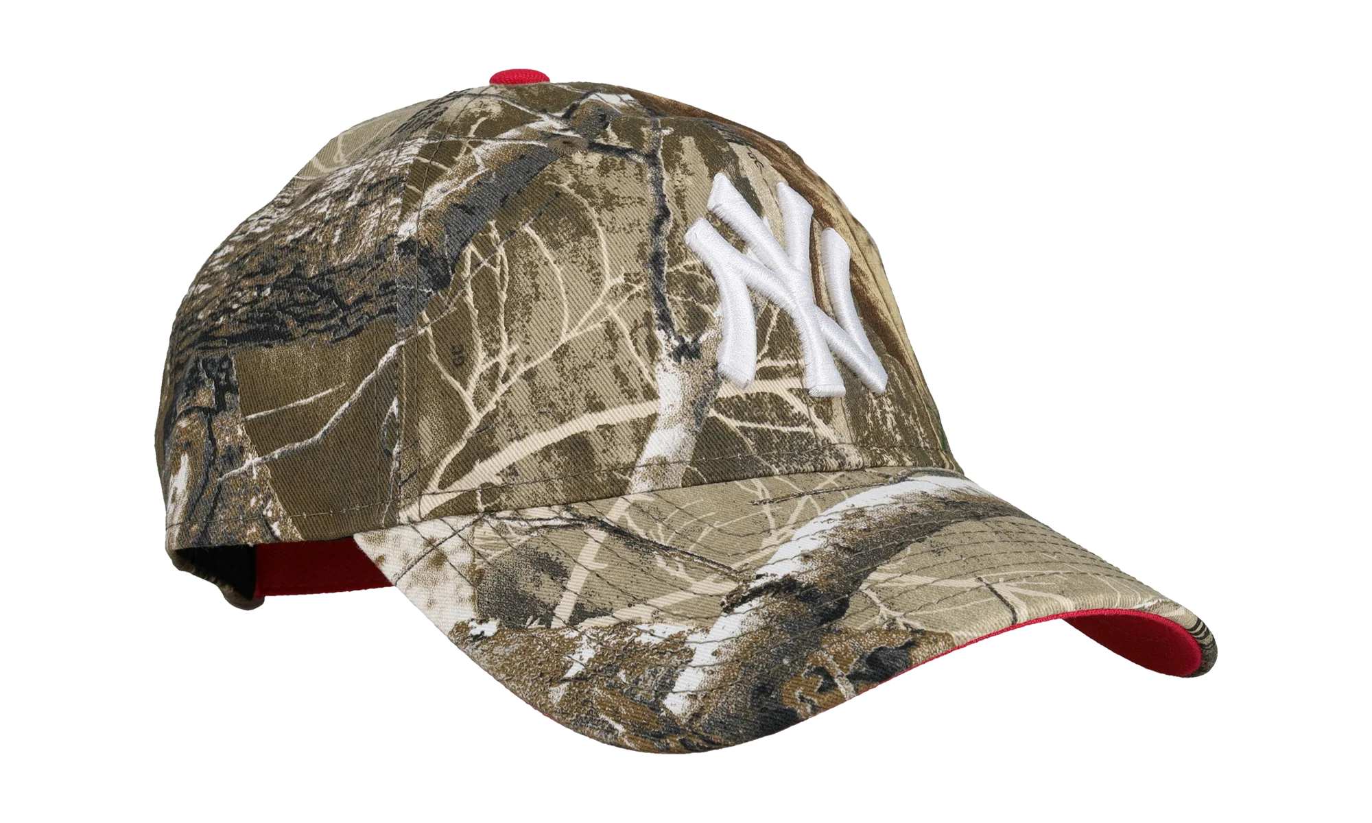 9TWENTY New York Yankees Premium Adjustable Hat "Real Tree / Bright Pink" NE328