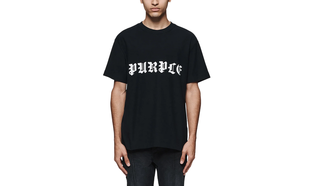 Gothic Wordmark Tee 'Black' "Black" P104-JGBB324