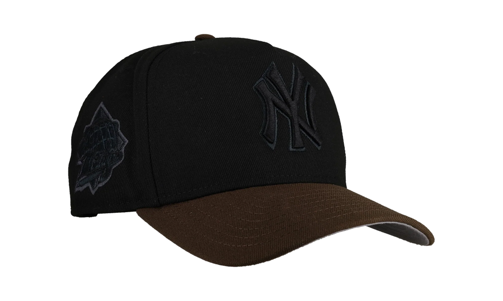 9FIFTY New York Yankees A Frame Snapback Hat "Walnut Blackout" NE340