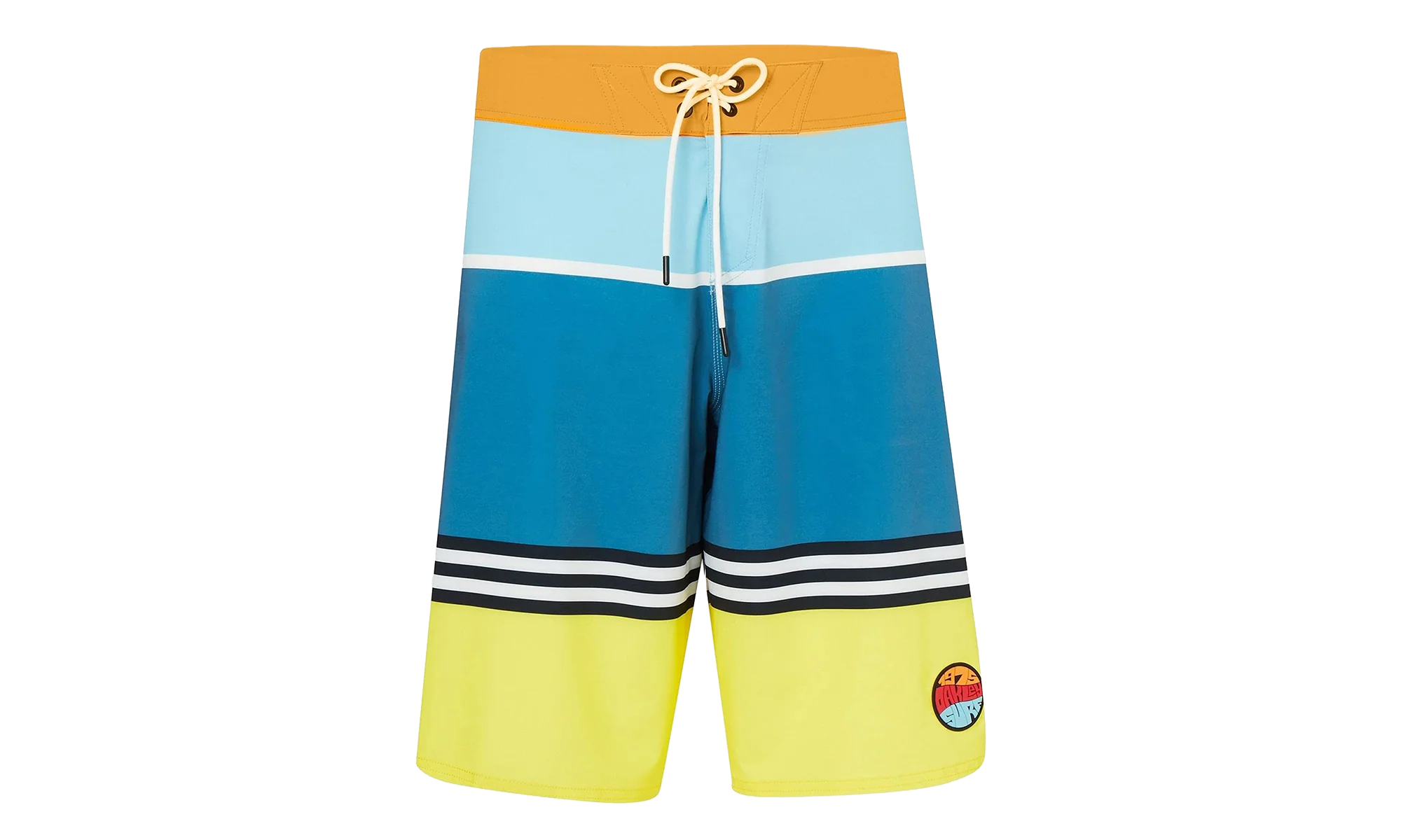 21" Striped 1975 Boardshort "Blue Yellow Color Block" FOA400108 94E