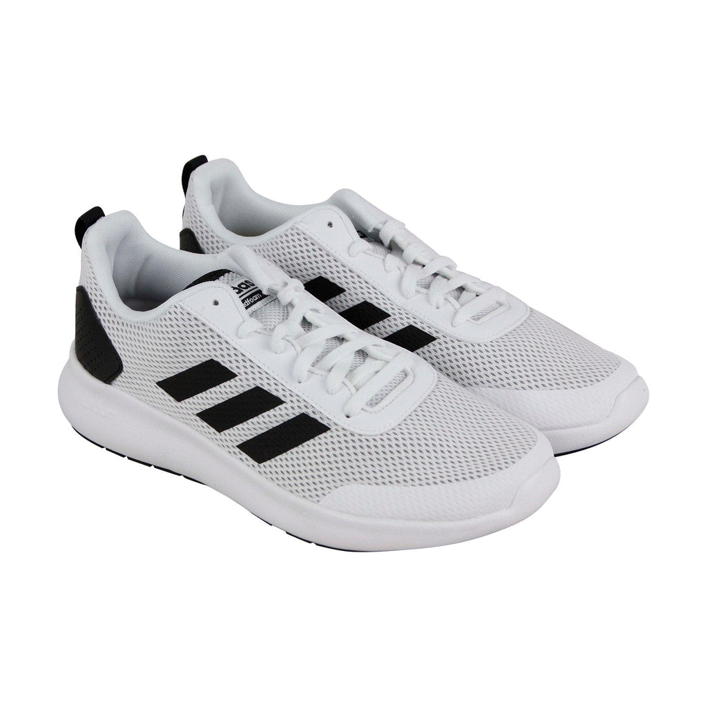 Element Race B44856 Mens White Canvas Lace Up Lifestyle Sneakers Shoes