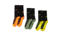 RUNNING CREW SOCKS 3-PACK "Black/Olive/Orange/Yellow" DD9240 909