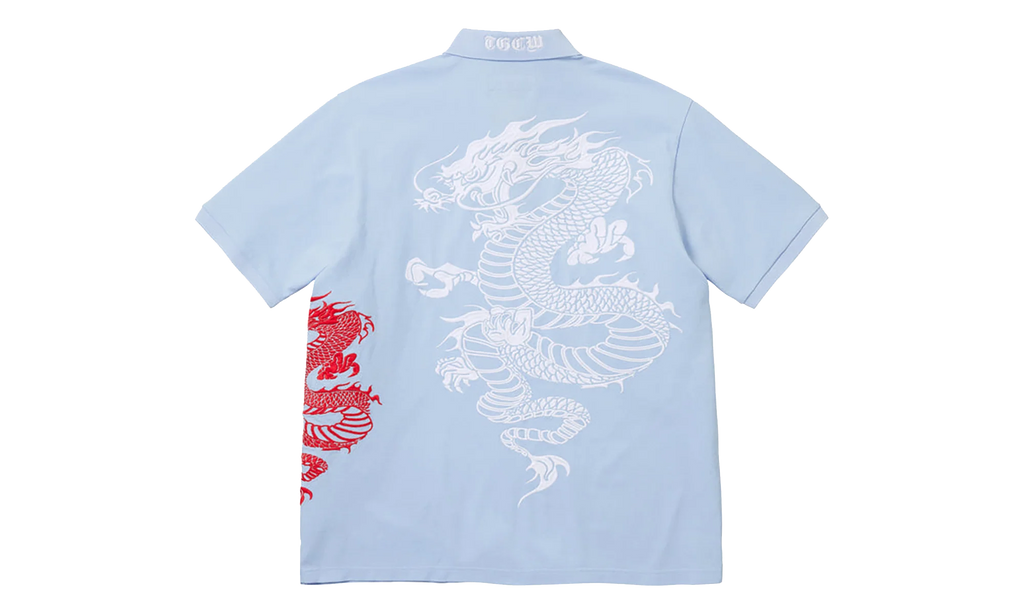 The Great China Wall Dragon Polo "SS26 - Light Blue" SU27345