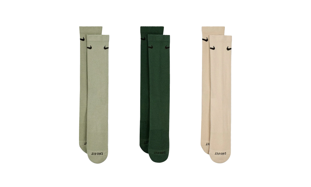 Everyday Cushioned Crew Socks (3 Pairs) "Multi-Color" SX6888 994