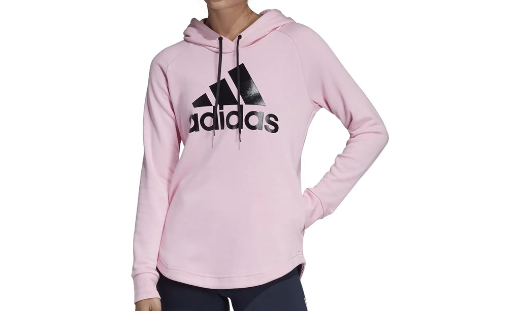 BADGE OF SPORT OVER HEAD HOODIE WMNS "Pink" DX2536