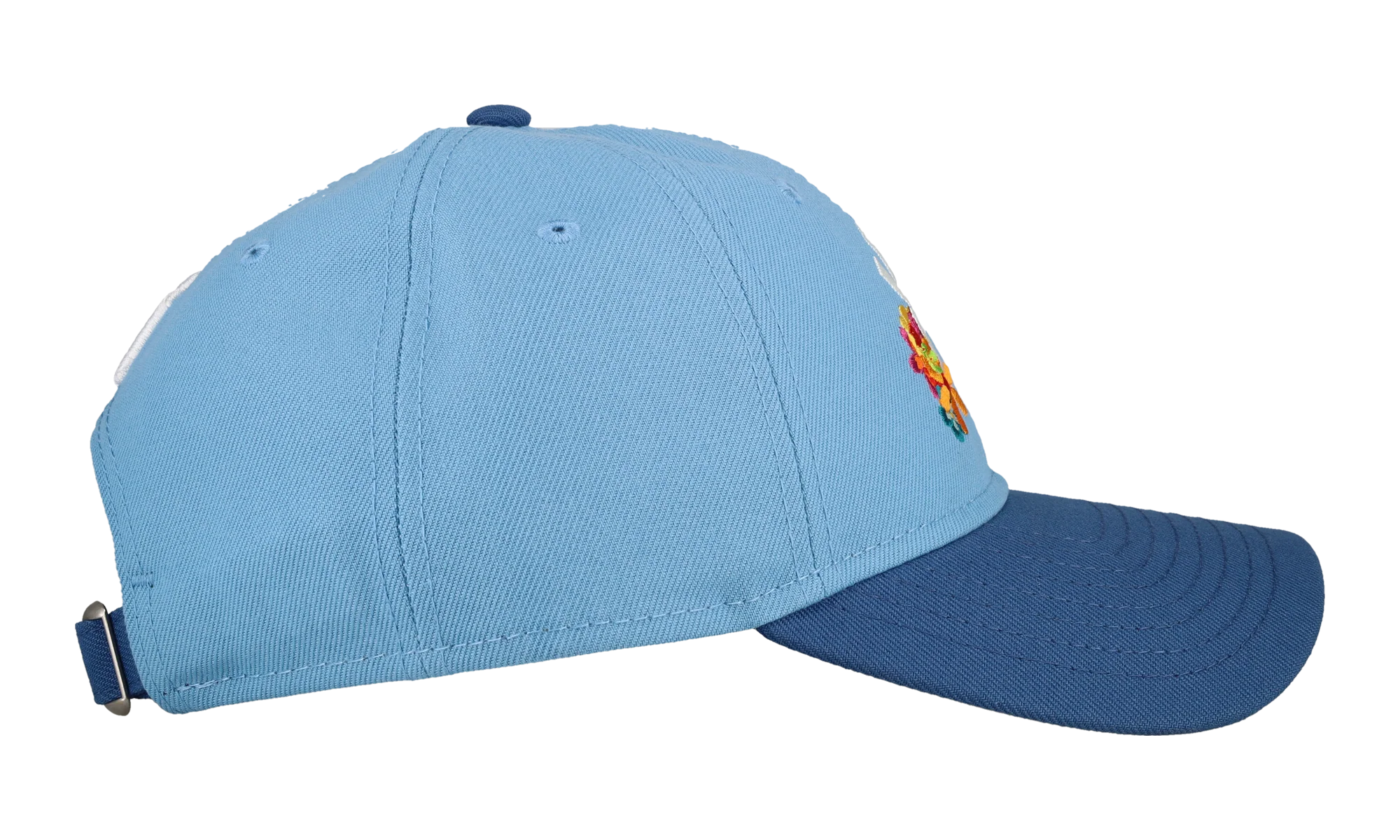 9TWENTY New York Yankees Premium Adjustable Hat "Sky Blue / Indigo Flowers" NE332