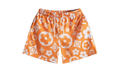 Flower Shorts "Orange / Cream" BS62