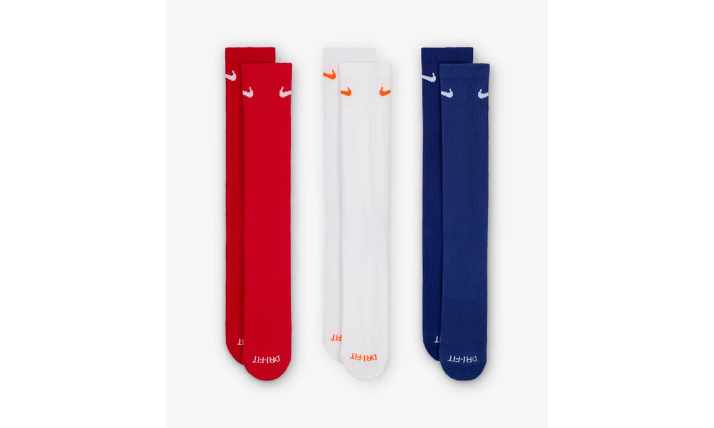 Everyday Plus Cushioned Training Crew Socks (3 Pairs) "Multicolor" SX6888 996
