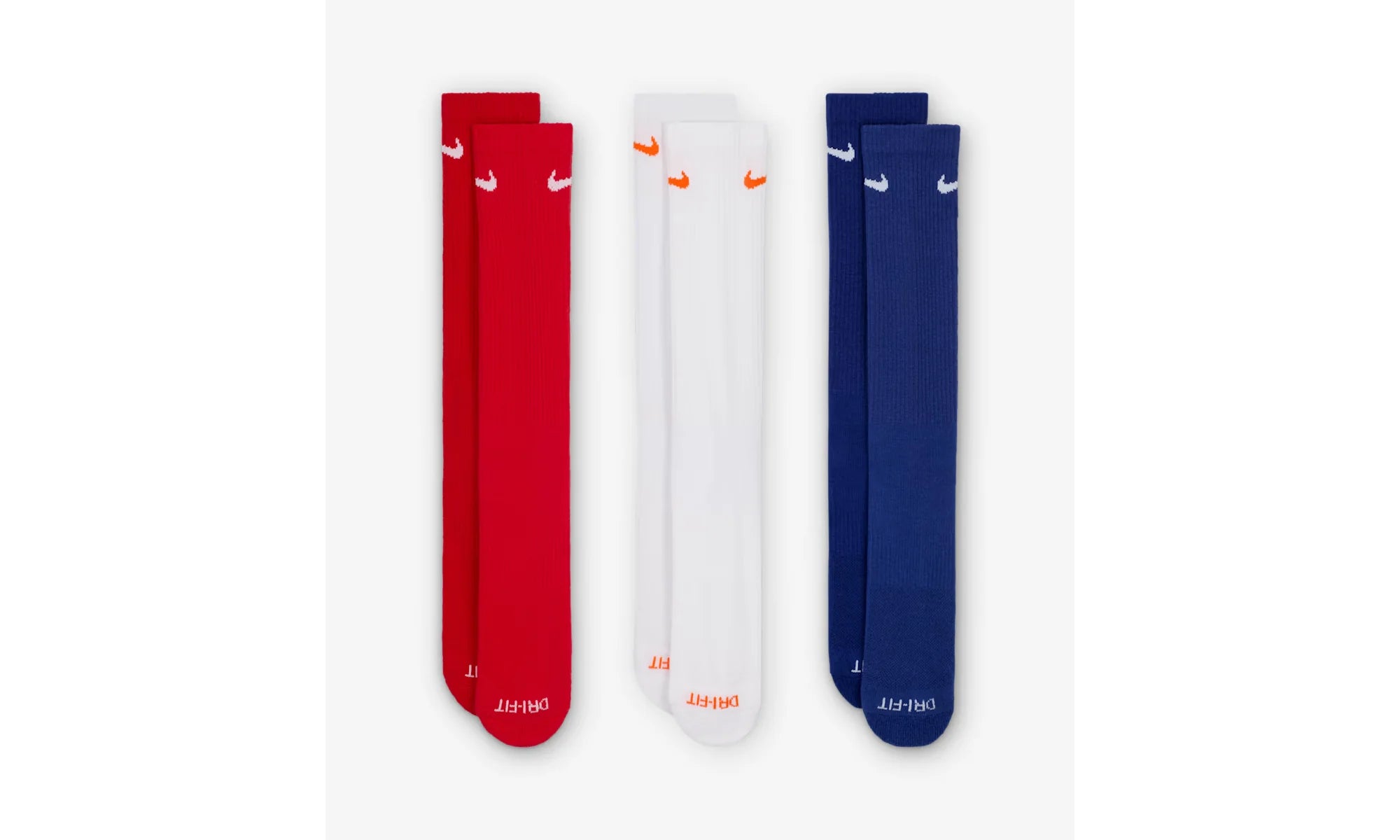 Everyday Plus Cushioned Training Crew Socks (3 Pairs) "Multicolor" SX6888 996