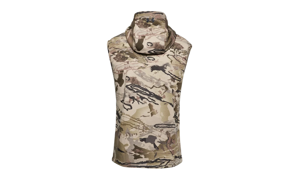 Rut Fleece Vest Hoodie "Barren Camo AFS / Black" 1356288 999