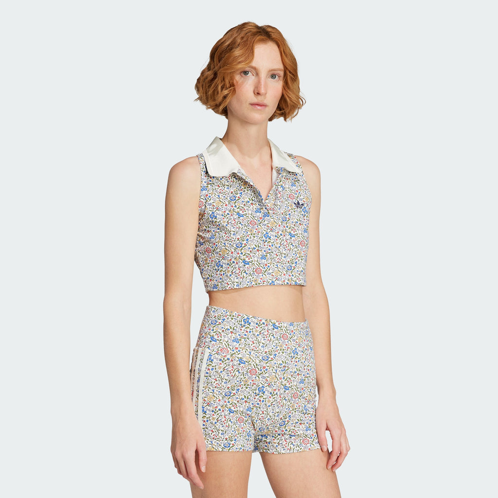 Women's adidas adidas Originals x Liberty London Sleeveless Crop Polo