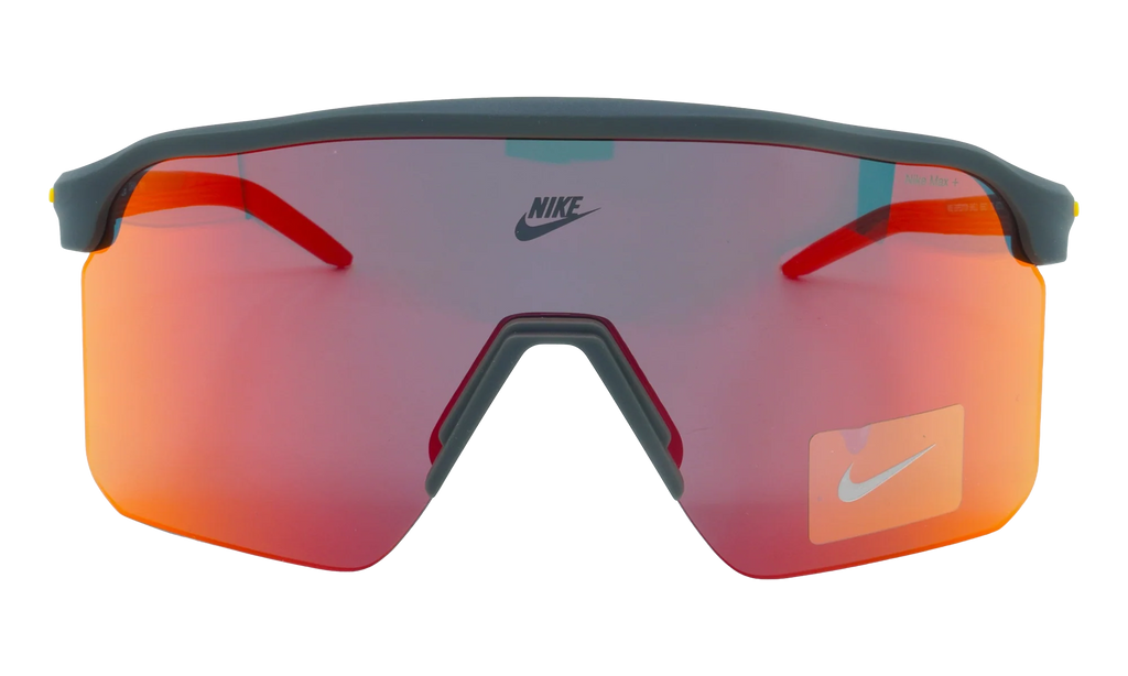 Expedition Shield Sunglasses "Matte Dark Smoke Grey / Red Mirror" IB6562X 200
