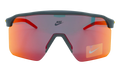 Expedition Shield Sunglasses "Matte Dark Smoke Grey / Red Mirror" IB6562X 200