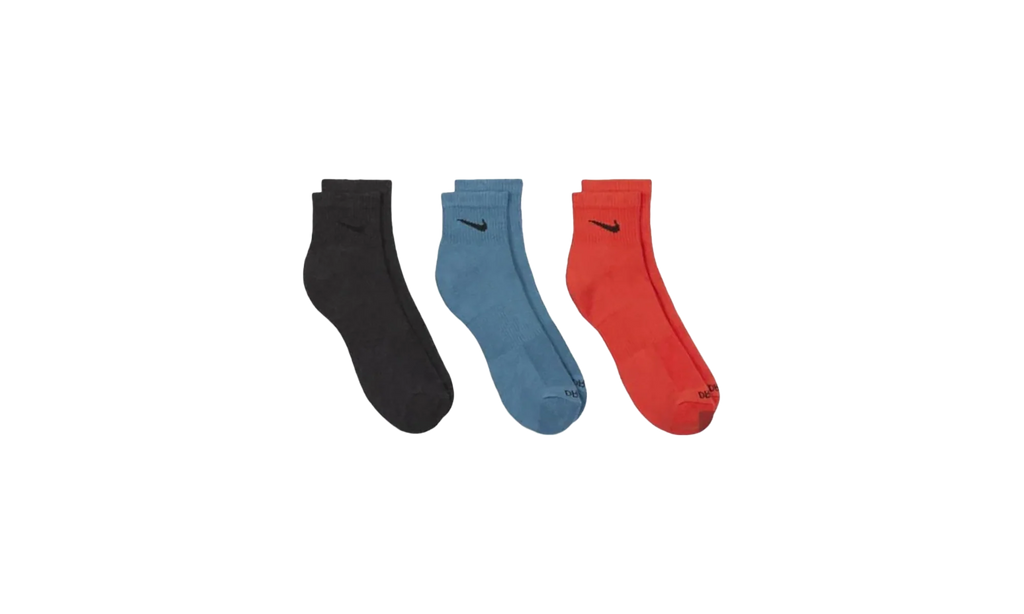 Everyday Plus Cushioned Training Ankle Socks (3 Pairs) "Multicolor" SX6890 912